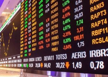 Índice de ADRs brasileiros vira para leve queda; nos EUA, Dow Jones avança 1,6%